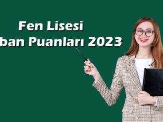 fen lisesi taban puanları 2023