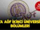 atatürk üniversitesi sınavsız ikinci üniversite bölümleri