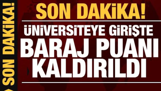 baraj puan uygulaması kaldırıldı